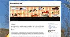 Desktop Screenshot of generations-r5.com