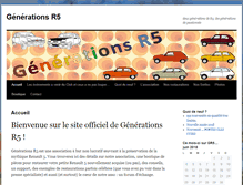 Tablet Screenshot of generations-r5.com